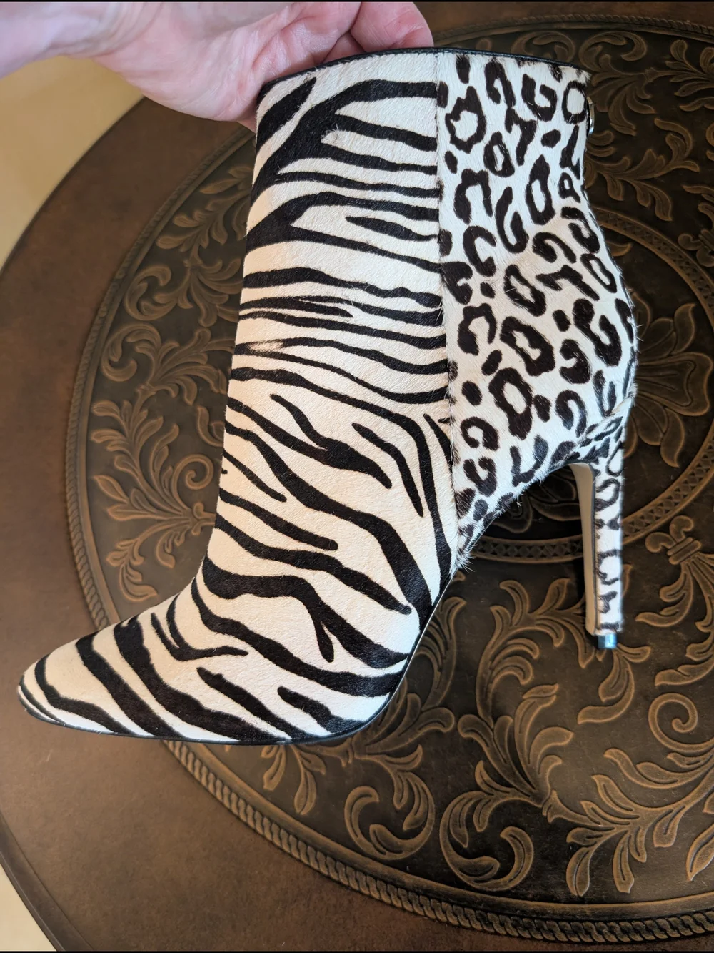 Guess Tabare Animal-Print Ankle Booties - Picture 7 of 13